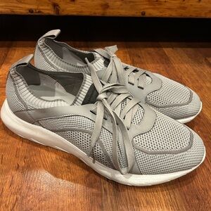 Good Man Brand GMB Knit Trainer Sneakers Gray Sz 11 Italy MSRP $298 New Luxury